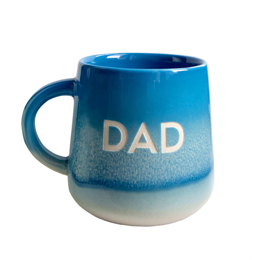 Sass & Belle Mojave Dad Mug Blue stoneware gift for Father’s Day