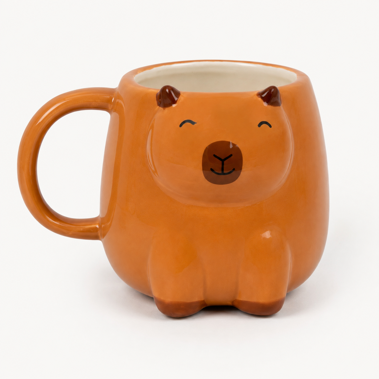 Sass & Belle Capybara Shaped Mug – 380ml Cute Animal Gift Mug