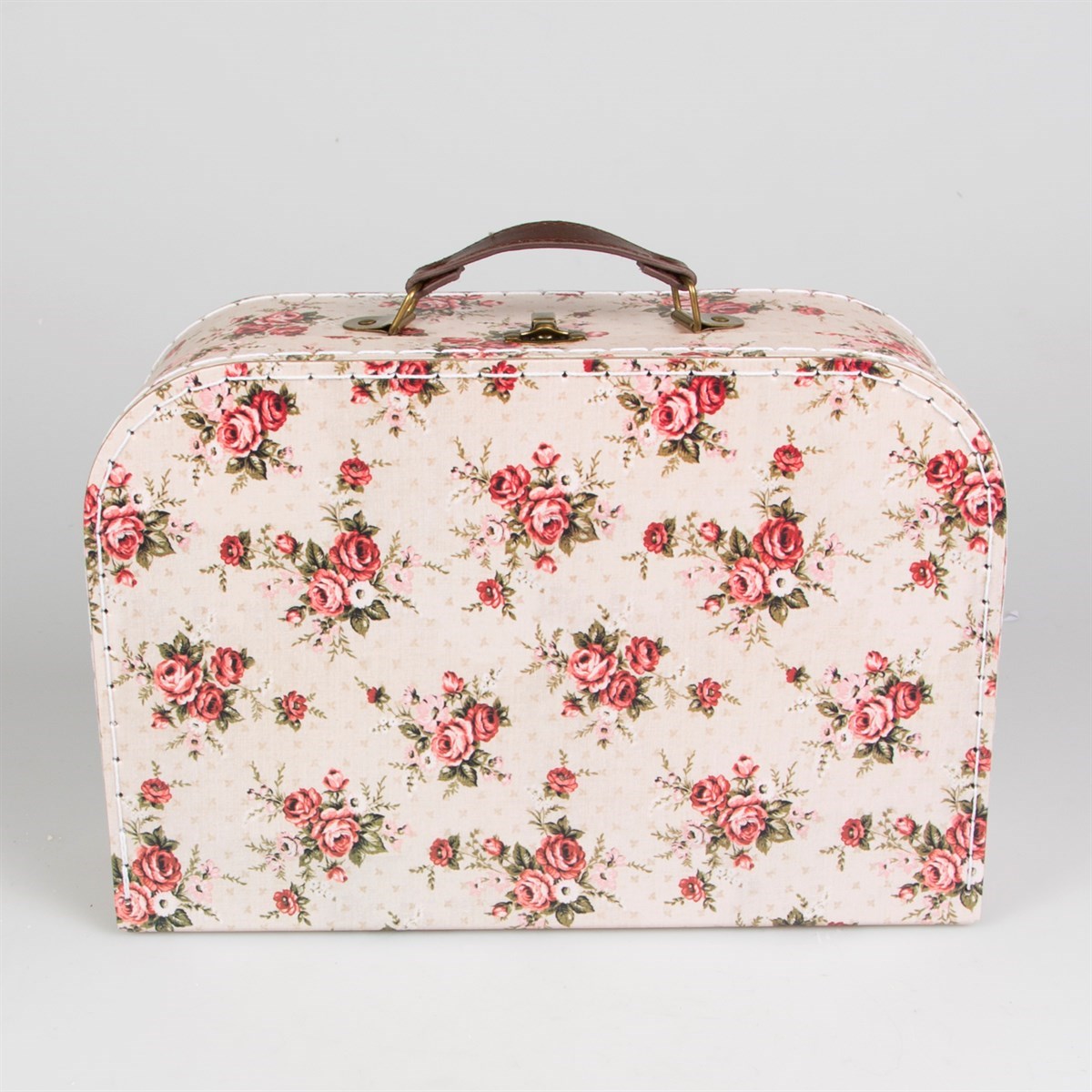 Vintage Rose Suitcases - Set Of 3