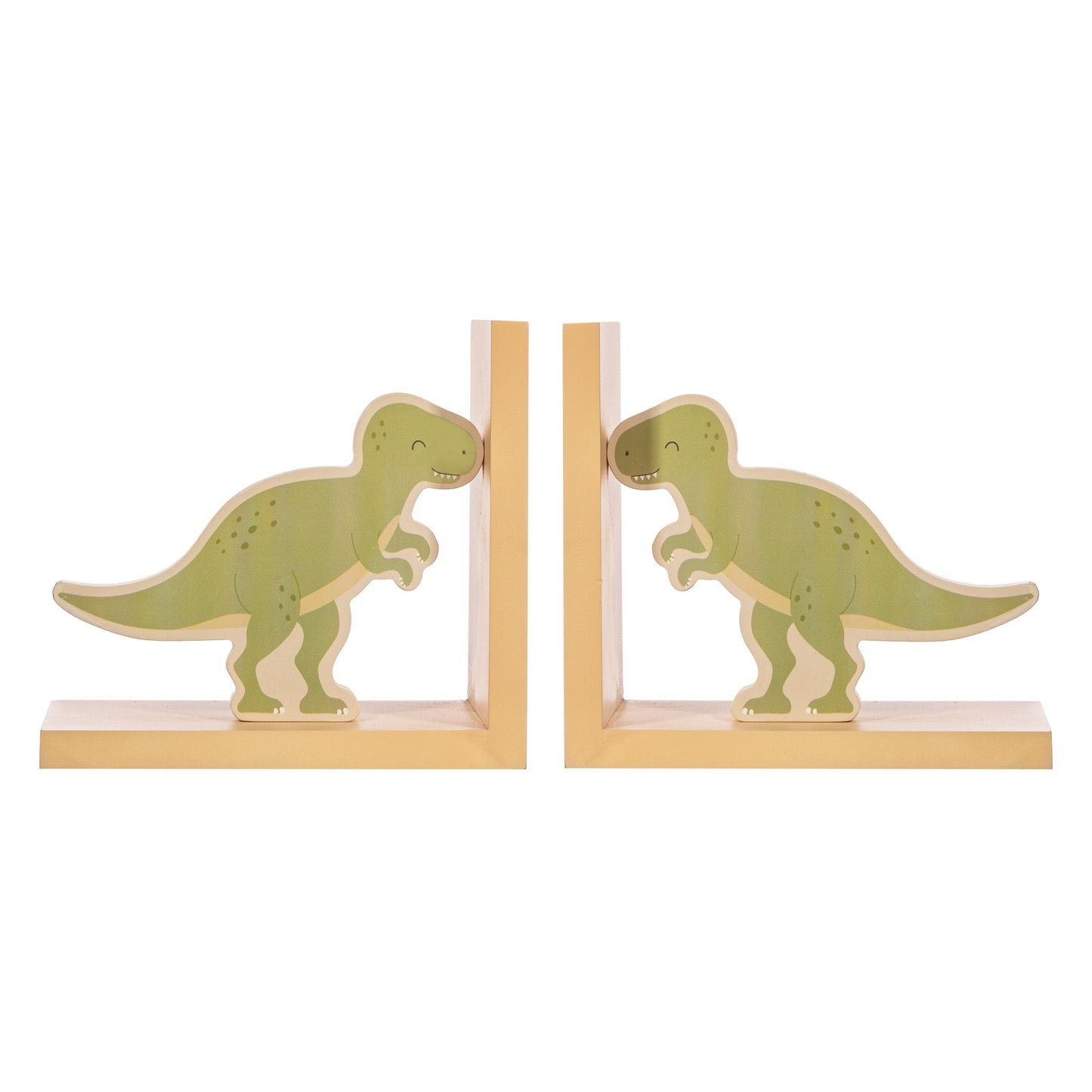 T-Rex Green Bookends