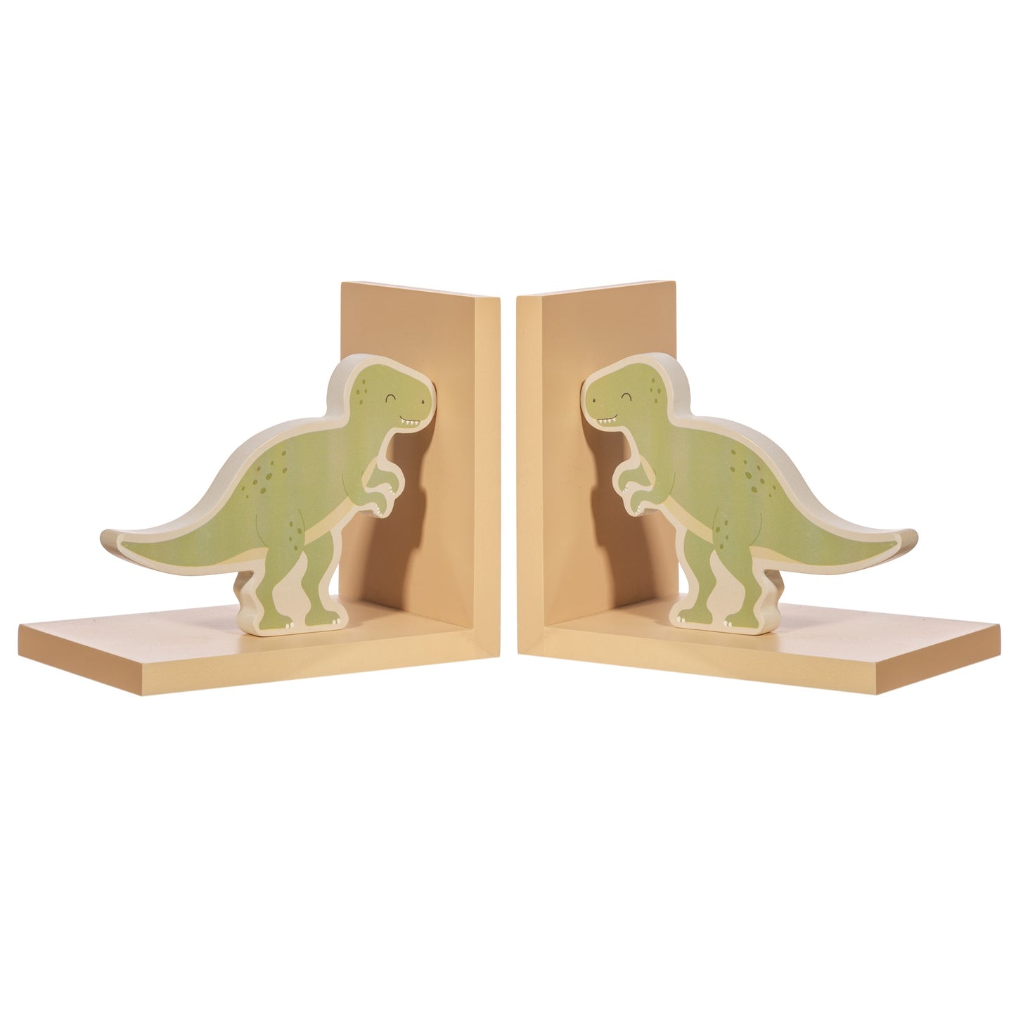 T-Rex Green Bookends