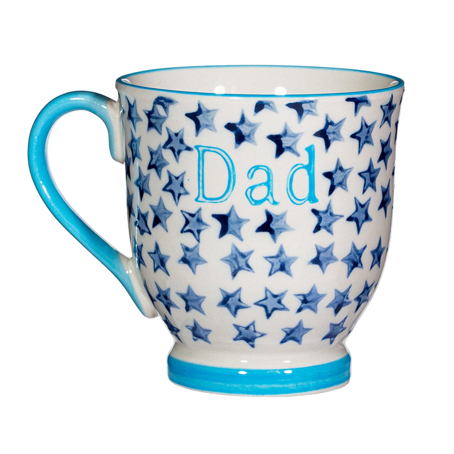 Blue Bohemian Stars Dad Mug