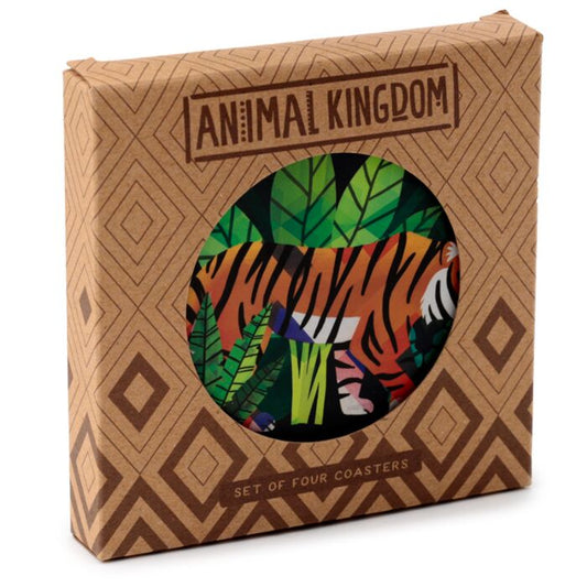 Set of 4 Animal Kingdom Cork Coasters