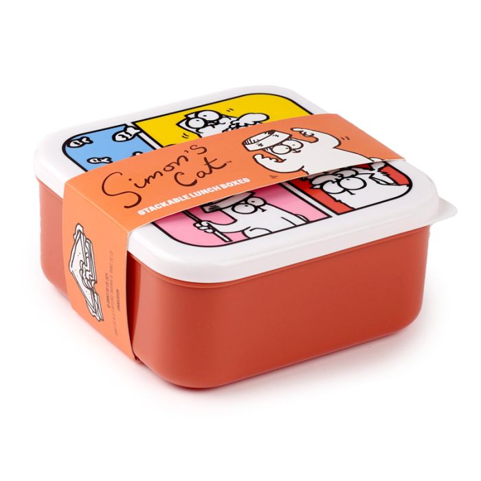 Simon's Cat Set of 3 Lunch Boxes