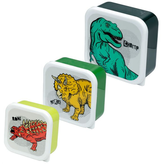 Dinosauria Set of 3 Lunch Box M/L/XL