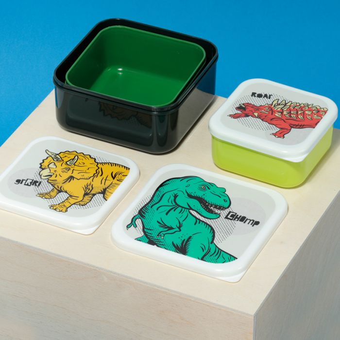 Dinosauria Set of 3 Lunch Box M/L/XL