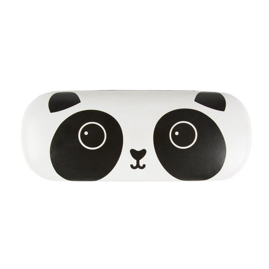 Sass & Belle Panda Glasses Case closed – front panda design view