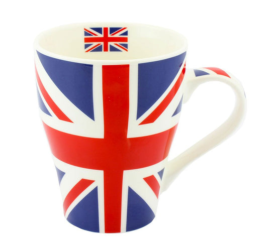 Lesser & Pavey Union Jack Mug – British flag design 300 ml fine china cup.