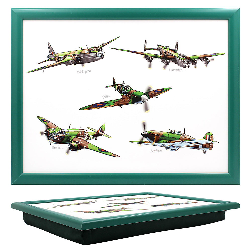 Aircraft Lap Tray with Bean Bag Cushion 44 x 33cm