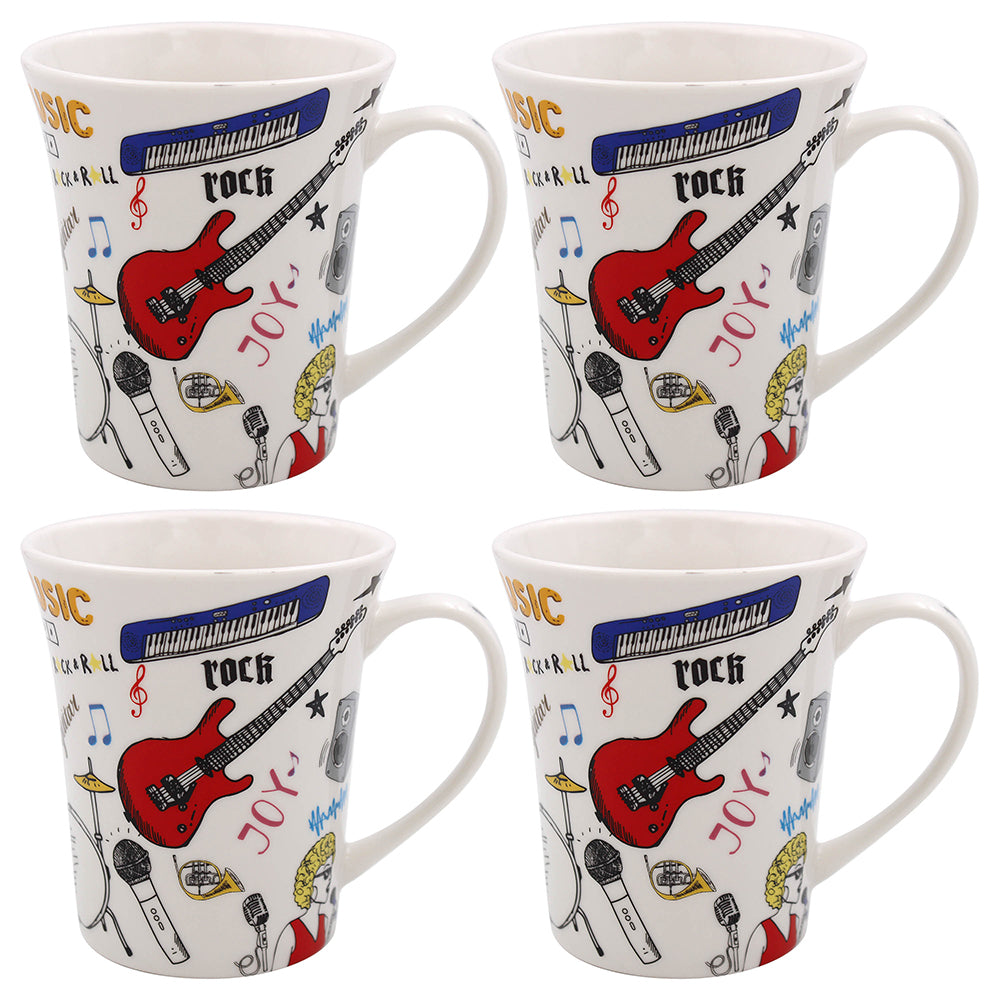 Lesser and Pavey musical mugs set of 4 fine china coffee mugs