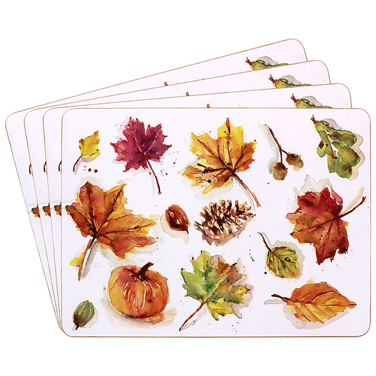 Set of 4 Autumn Placemats