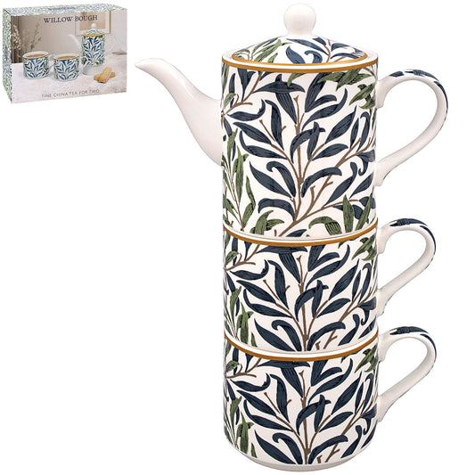 William Morris Willow Bough Tea Set for Two