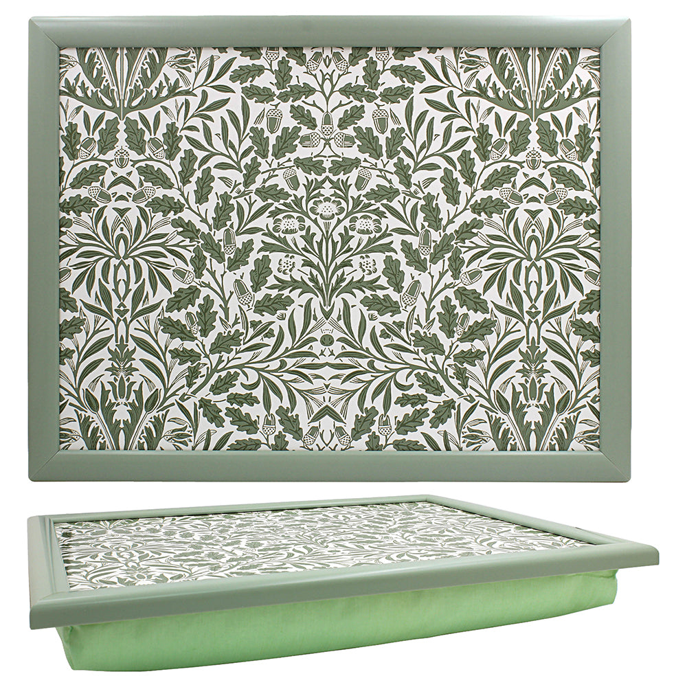Leonardo Collection Acorn lap tray front view with bean bag base