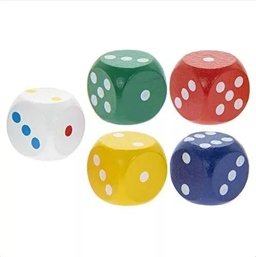 Retro Games Set of 5 Dice