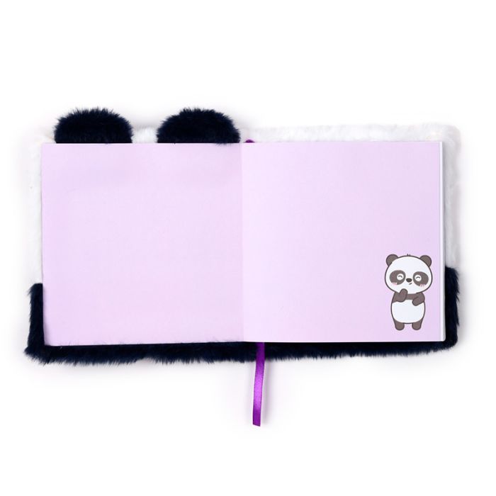 Adoramals Panda Plush Fluffies Notebook