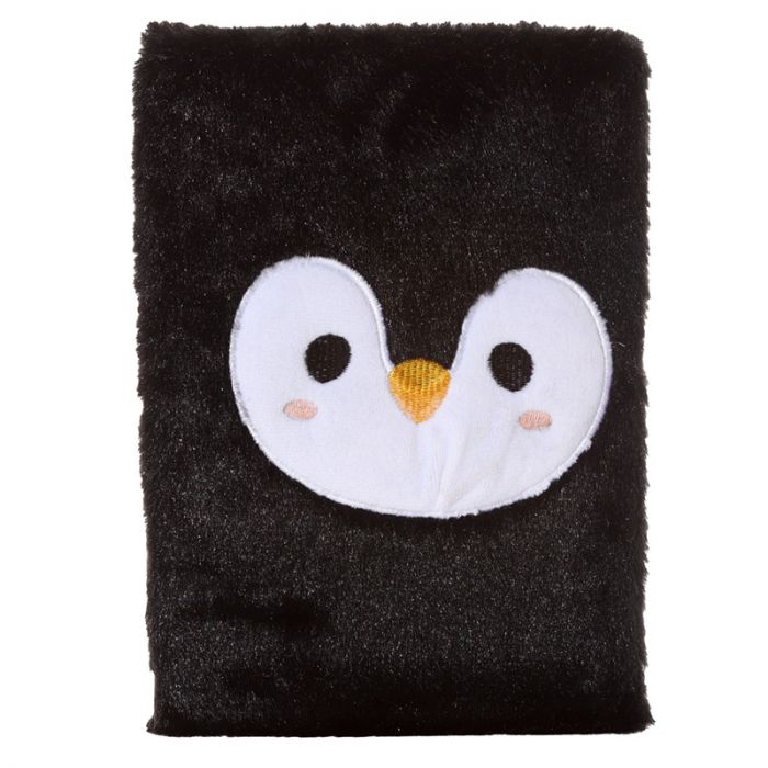 Adoramals Penguin Fluffies Plush A5 Notebook