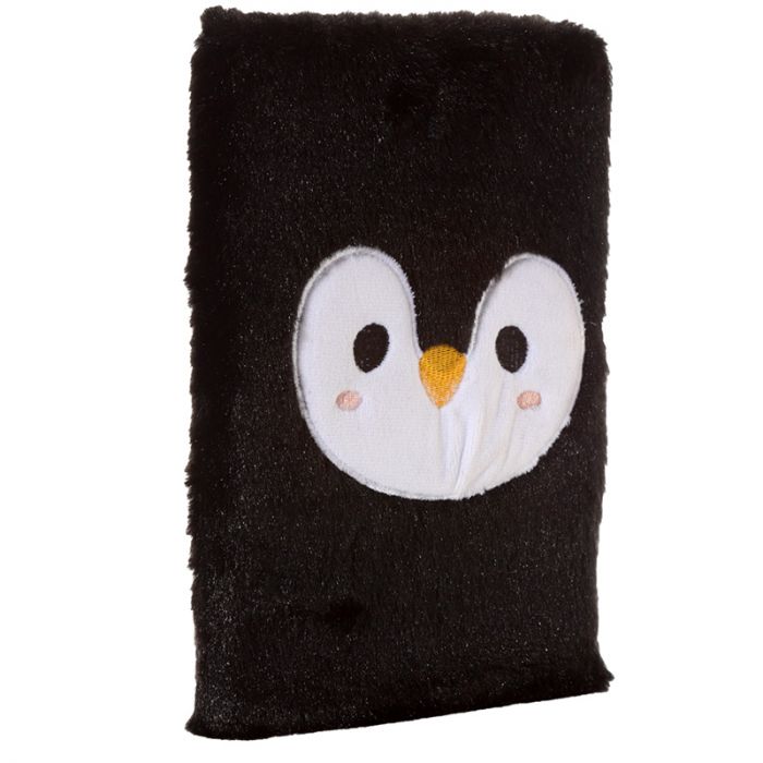 Adoramals Penguin Fluffies Plush A5 Notebook