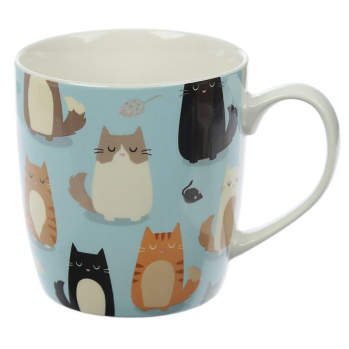 Feline Fine Cat Porcelain Mug