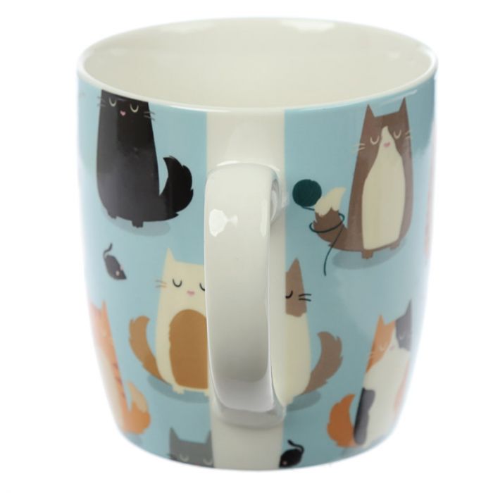 Feline Fine Cat Porcelain Mug