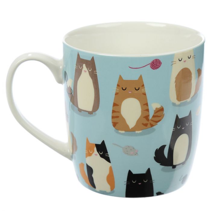 Feline Fine Cat Porcelain Mug