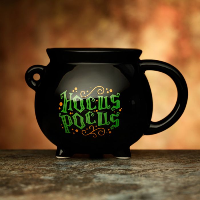 Hocus Pocus Black Cauldron Ceramic Mug