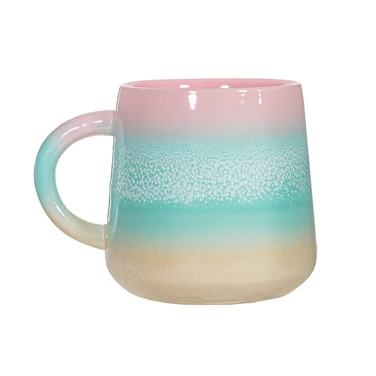 Pink & Green Pastel Ombre Mug