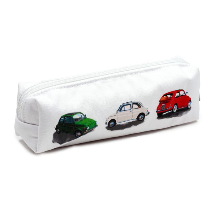 Fiat 500 Canvas Pencil Case