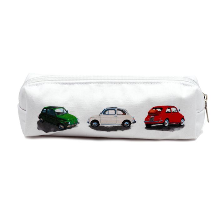 Fiat 500 Canvas Pencil Case