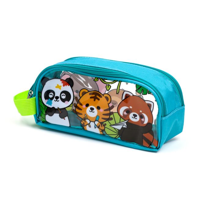 Adoramals Wild Clear Window Pencil Case