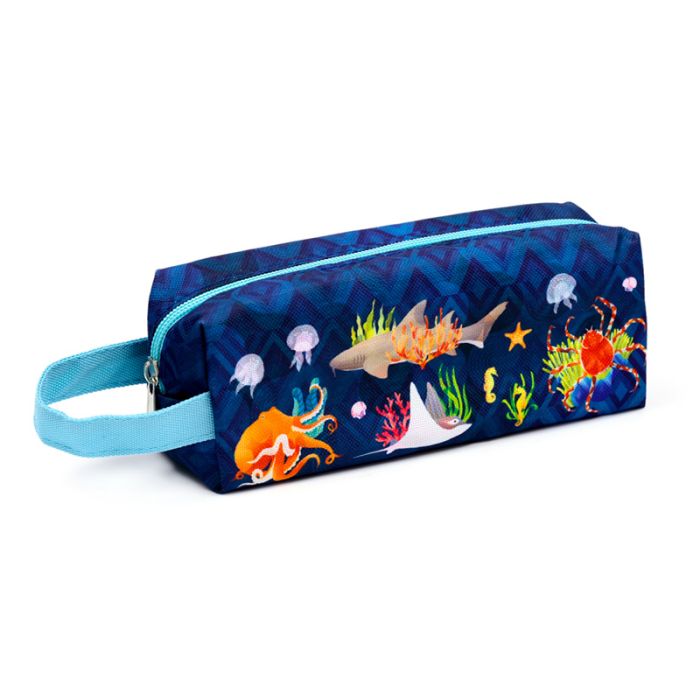 Marine Kingdom Oxford Cloth Pencil Case