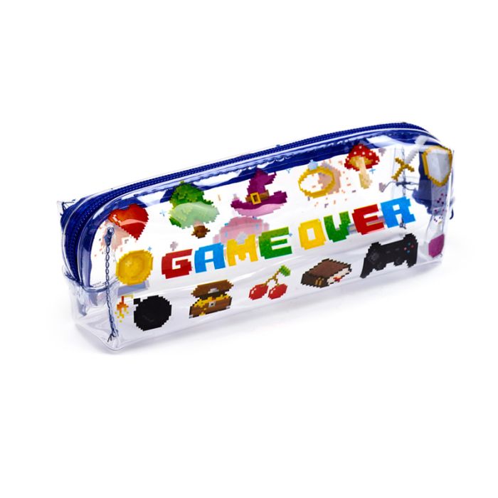 Game Over Clear Pencil Case