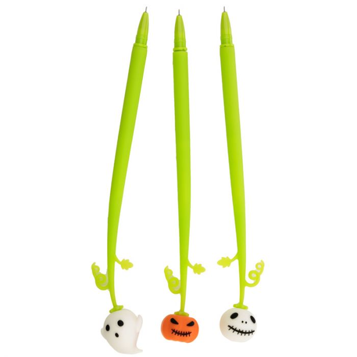 Ghost & Pumpkin Fine Tip Pen Set of 3