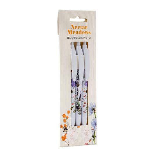 Nectar Meadows Recycled ABS Pen Set of 3