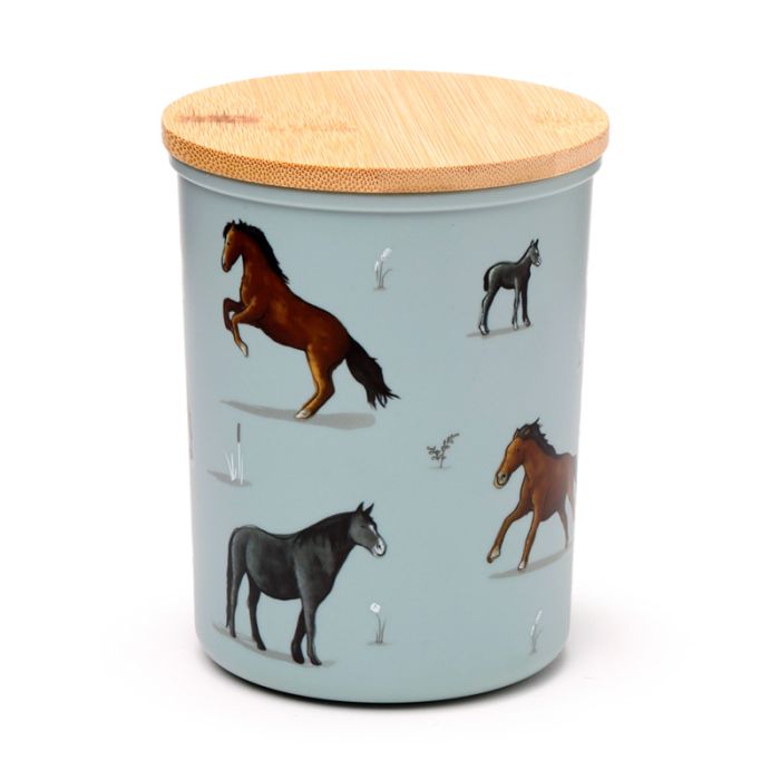 Willow Farm Set of 2 RPET & Bamboo Storage Jars