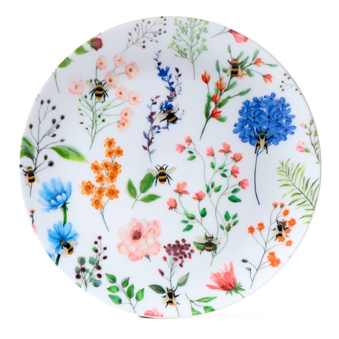 Nectar Meadows Set of 4 RPET Picnic Plates