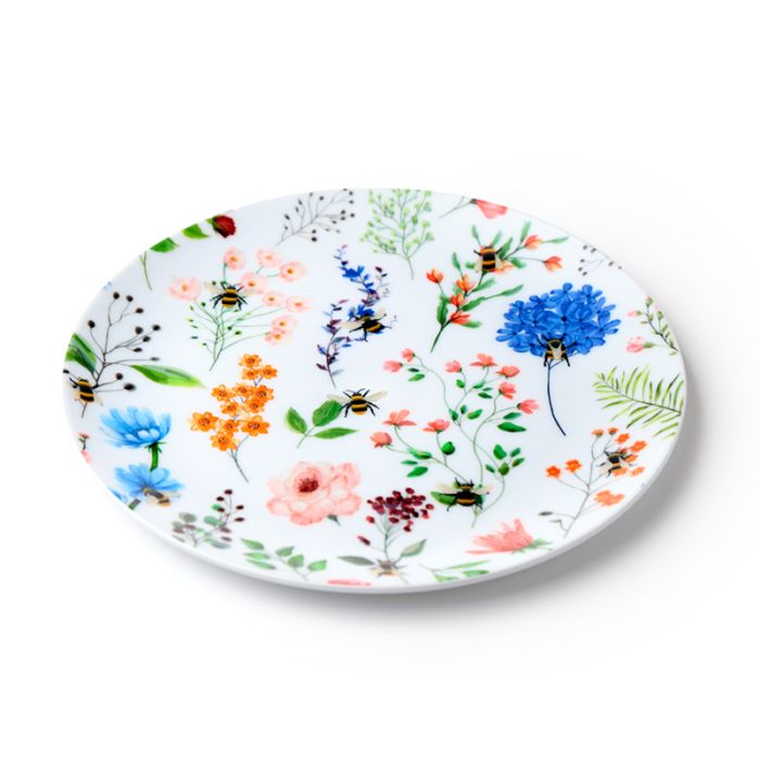 Nectar Meadows Set of 4 RPET Picnic Plates