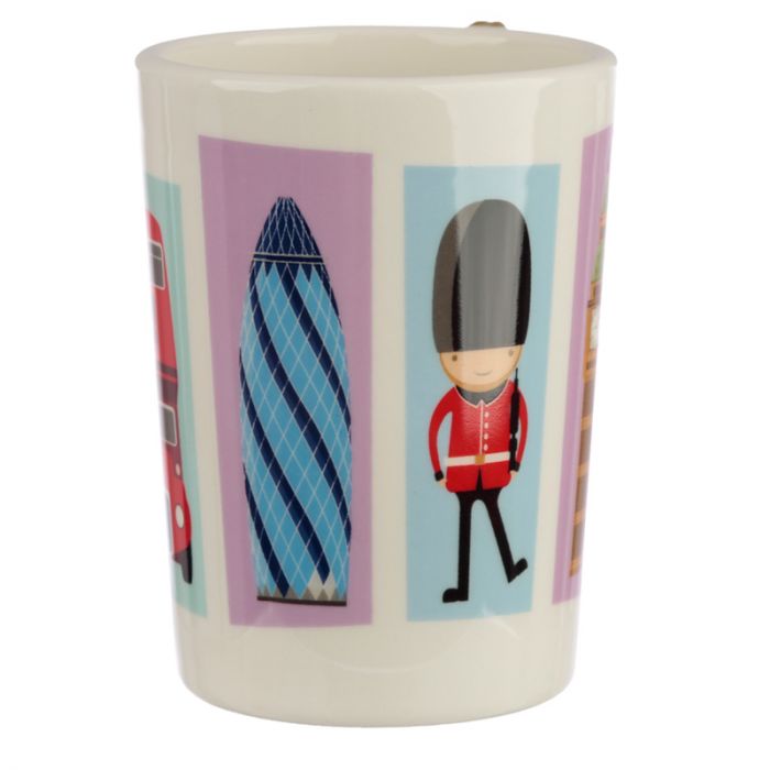 Queen Shaped Handle Ceramic Mug