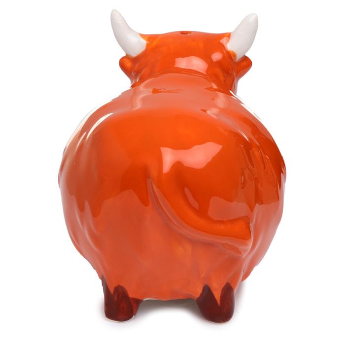 Highland Coo Cow Ceramic Salt & Pepper Set