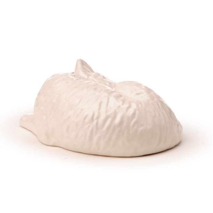 White Wolf Ceramic Salt & Pepper Shaker Set