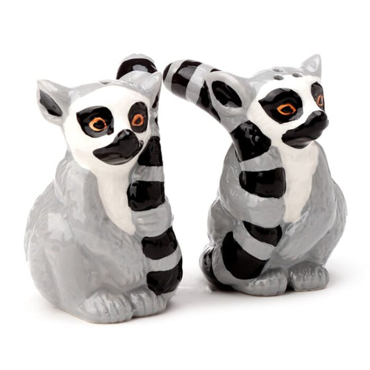 Puckator Lemur Ceramic Salt and Pepper Shaker Set