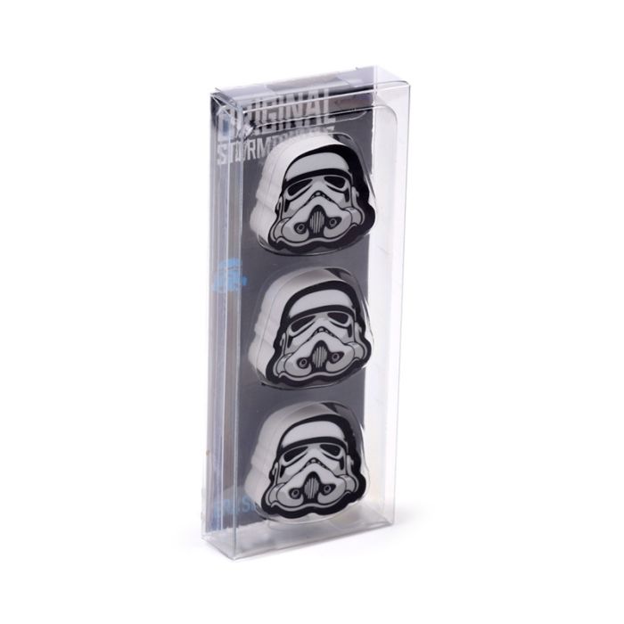 The Original Stormtrooper 3 Piece Eraser Set