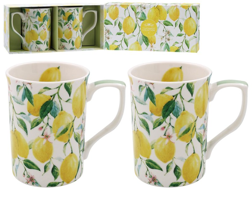 Lemon Grove Set of 2 Mugs