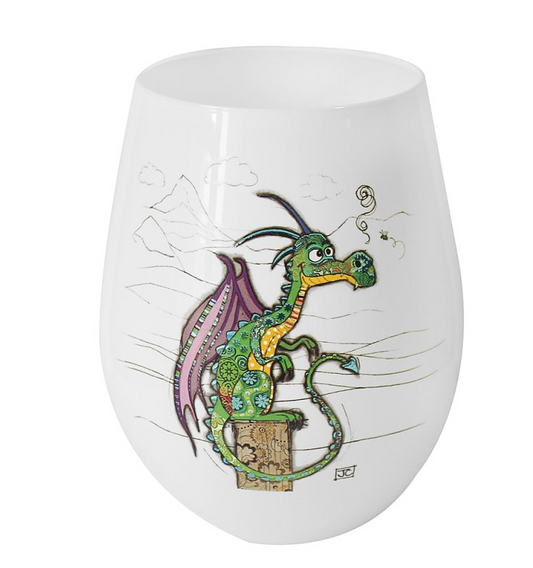 Duncan Dragon Stemless Glass