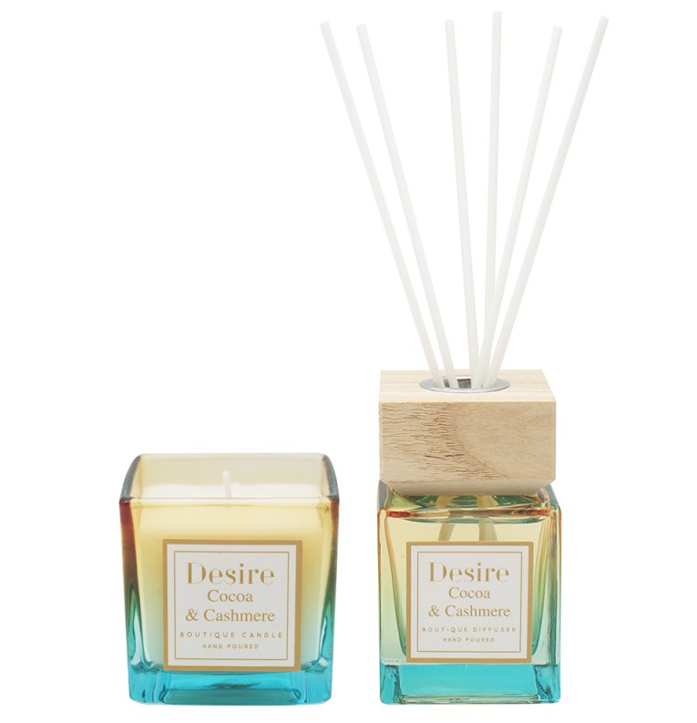 Candle and Diffuser Set - Cacoa & Cashmere