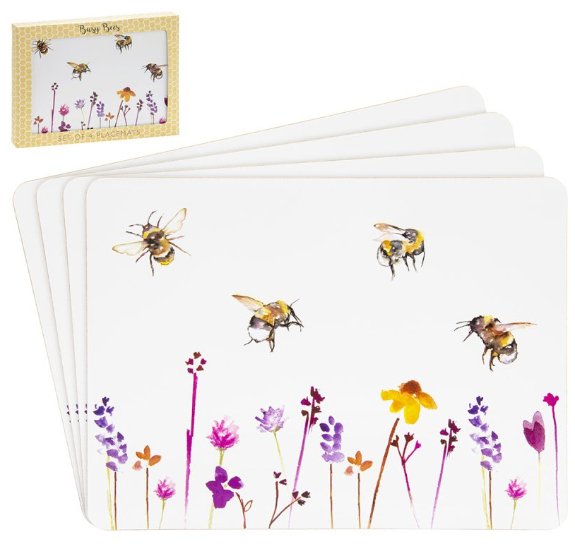 Busy Bees Placemats Set of 4