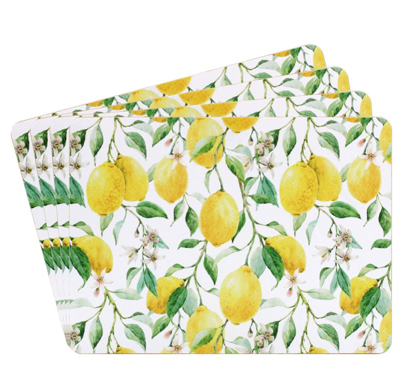 Lemon Grove Set of 4 Placemats