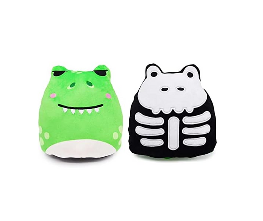 Squidglys Scratch the Adorasaurs Reversible Glow in the Dark Plush Cushion