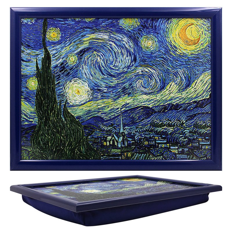 Van Gogh Starry Night Cushioned Lap Tray