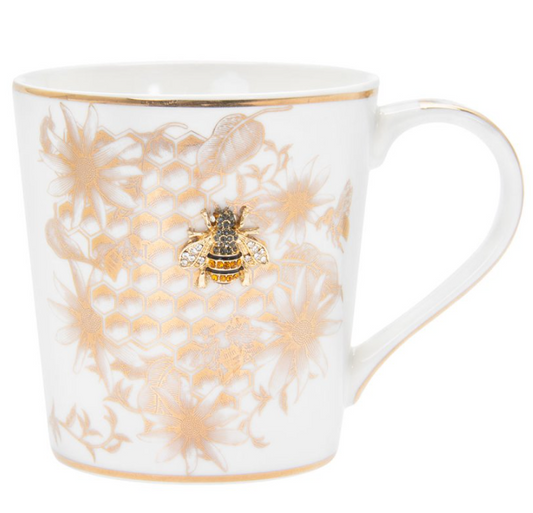 Honeycomb Bees Mug