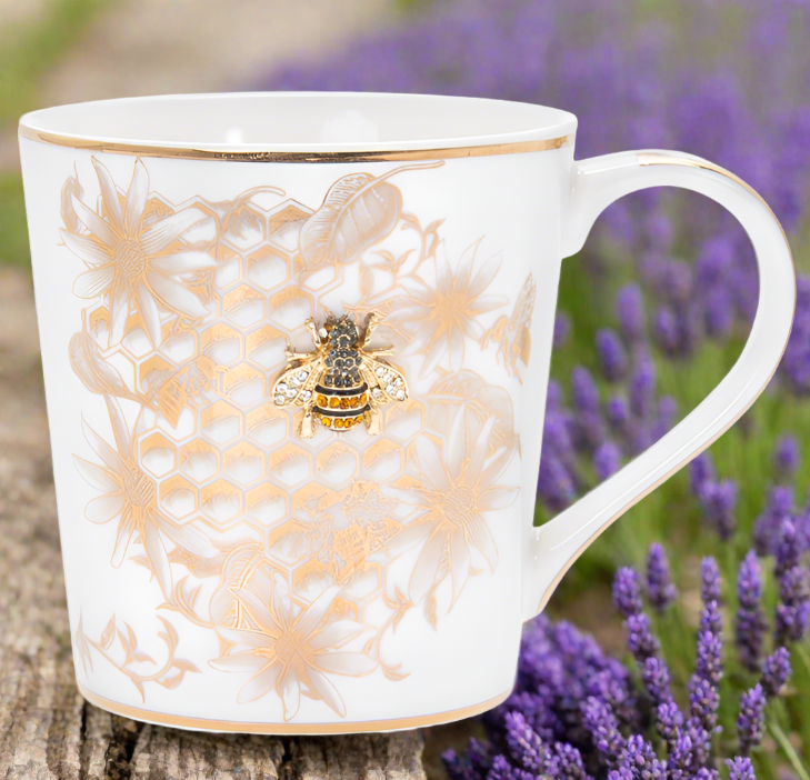 Honeycomb Bees Mug